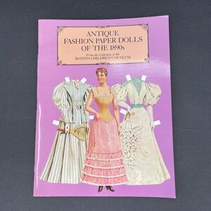 Antique Fashion Paper Dolls of the 1890s Boston Children's Museum FAST FREE SHIP